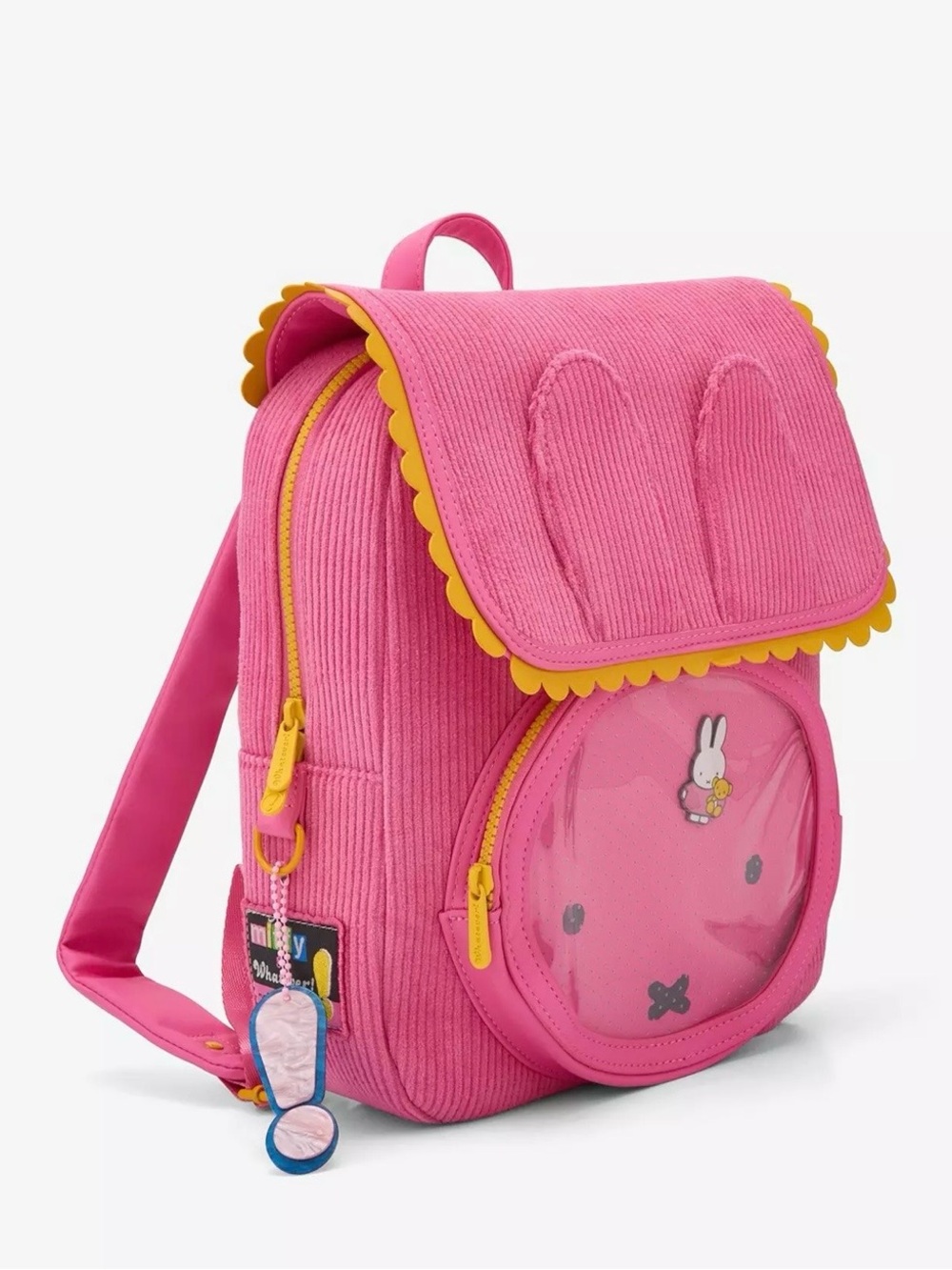NWT Whatever! Makes You Happy x Miffy Pin Collector Backpack